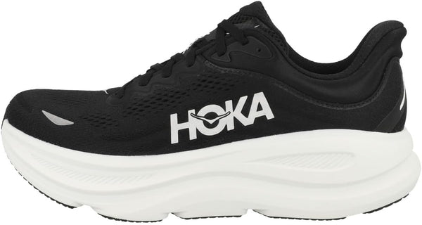 HOKA Men's Bondi 9 — Black/White